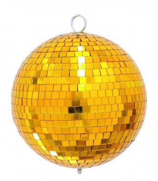 Eurolite zrcadlová koule 20 cm, zlatá