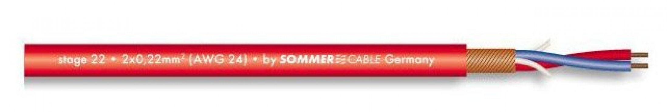 Sommer Cable 200-0003 STAGE HIGHFLEX - ČERVENÝ