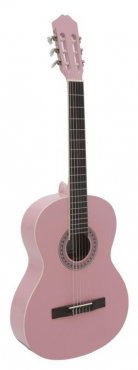 Dimavery AC-303 klasická kytara, růžová