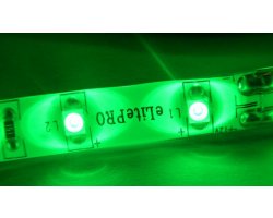eLite LED páska SMD3528, zelená, 12V, 1m, IP54, 60 LED/m