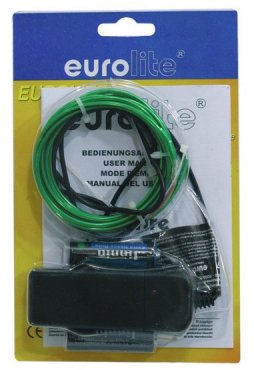 Eurolite neonový provázek 2mm, 2m, zelený
