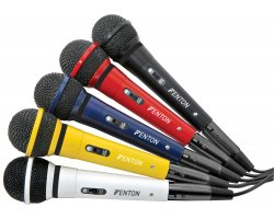Fenton DM120 Sada dynamických mikrofonů, 5 kusů