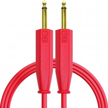 DJ TechTools Chroma Cable 6,3 TRS-TRS Red