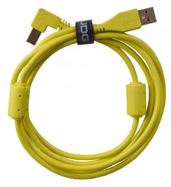 UDG Ultimate Audio Cable USB 2.0 A-B Yellow Angled 1m