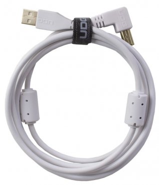 UDG Ultimate Audio Cable USB 2.0 A-B White Angled 1m