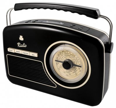 GPO Rydell Nostalgic DAB Radio Black