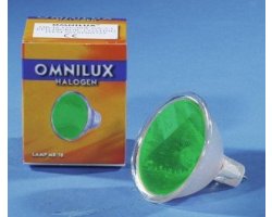 Omnilux 12V/50W MR-16 GX-5.3, SP 12 zelená