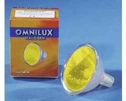 Omnilux 12V/50W MR-16 GX-5.3, SP 12 žlutá