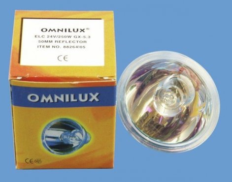 Omnilux 24V/250W ELC GX 5,3 500h!