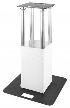 BeamZ Professional P30 Tower 1 meter with white lycra