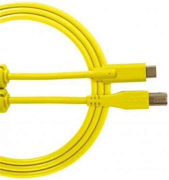 UDG Ultimate Audio Cable USB 2.0 C-B Yellow Straight 1,5m