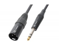 Power Dynamics CX139 kabel XLR (M) - 6,3 jack stereo (M) 0,15m