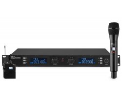 Power Dynamics PD632C Bezdrátový UHF mikrofonní systém Combi