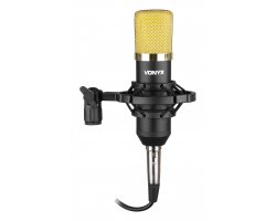 Vonyx CM400B Studio Condenser Microphone Black/Gold