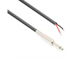 Vonyx CX410-6 Speaker Cable 6.3mm Mono Jack - Open End 6.0M