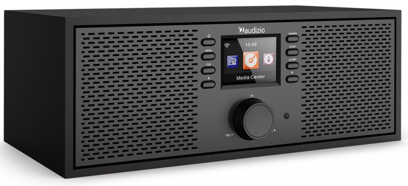Audizio Rimini internetové stereo rádio s Wi-Fi a Bluetooth, černé