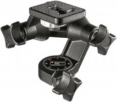 Manfrotto 3D Junior Pan / Tilt Tripod Head With Indi