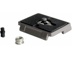 Manfrotto Quick Release Plate With 1/4" Screw And Rubber Grip (200PL)