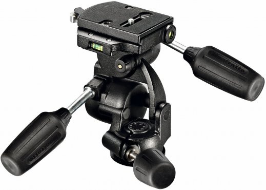 Manfrotto 3-Way Pan / Tilt Tripod Head With RC4