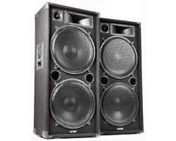 Max MAX215 4000W Disco Speaker Set 2x 15"