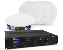 Power Dynamics zvukový systém se 4x vestavěným reproduktorem NCSP5, zesilovačem PRM60 s BT
