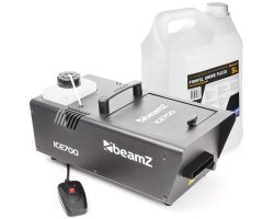 BeamZ ICE700 Set výrobníku plazivé mlhy 700W s náplní 5L