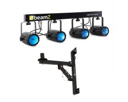 BeamZ 4-Some Set světelného efektu s nástěnným držákem