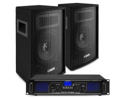 Vonyx Complete 500W Set 2ks reproboxů SL8 a zesilovače s Bluetooth FPL500
