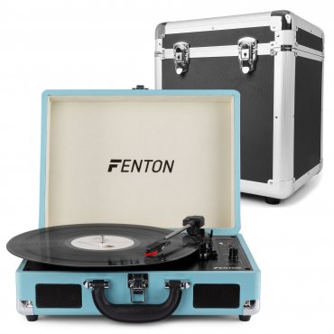 Fenton RP115 Set gramofonu s Bluetooth a kufrem na desky