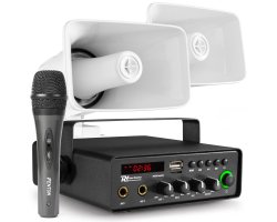 Power Dynamics Ozvučovací set s 2 reproduktory a mikrofonem