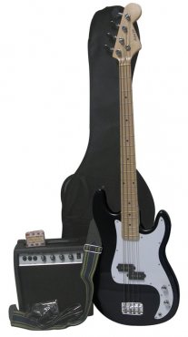 Max GigKit Bass Guitar Pack Black