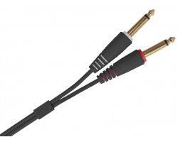 UDG Ultimate Audio Cable Set 1/4'' Jack - 1/4'' Jack Black Straight 3m