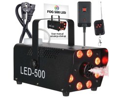 LIGHT4ME FOG 500 LED Výrobník mlhy s dálkovým ovládáním