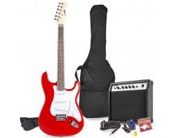 Max GigKit Bass Guitar Pack Red