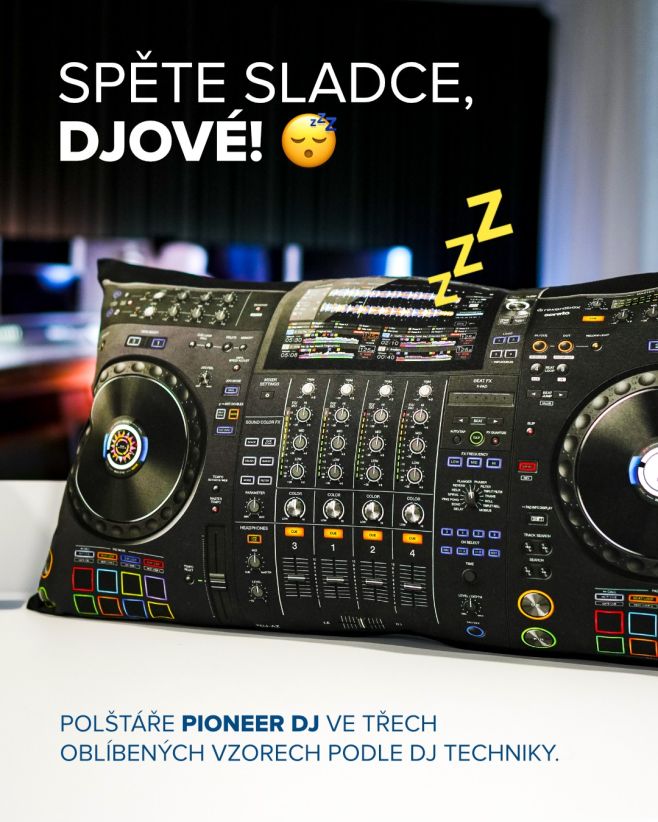 Sestava je kompletní – CDJ, DJM a teď i XDJ-AZ jako polštář 💤 Mrkněte do naší nové kategorie MERCH, je tam toho ještě o...